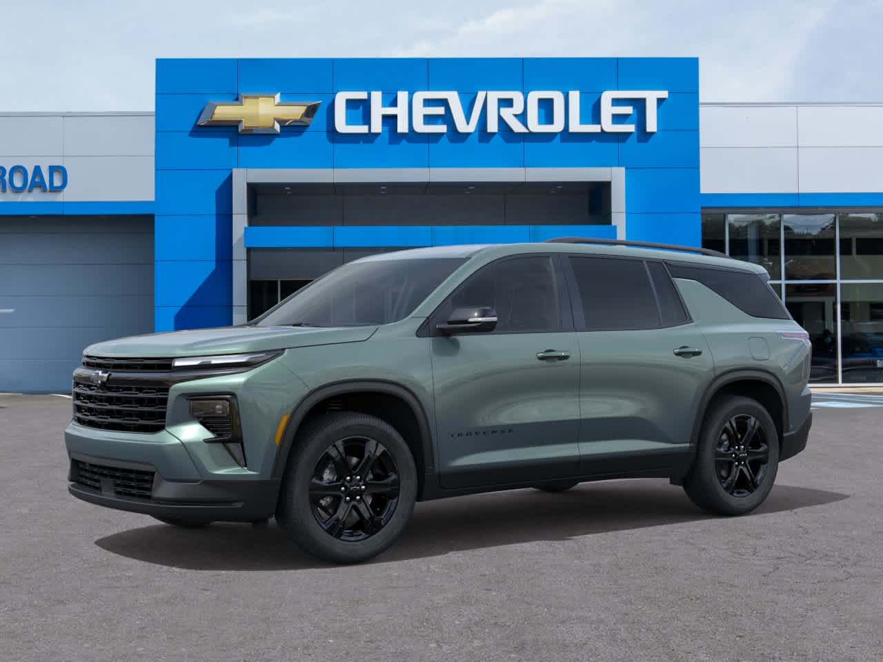 2027 Chevrolet Traverse LT in Trillium Green Metallic